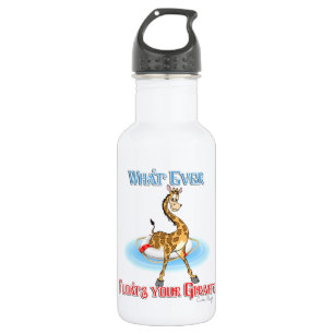 Whatever Floats Your Giraffe 532 Ml Water Bottle
