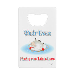 Whatever Floats Your Little Lamb Wallet Bottle Opener