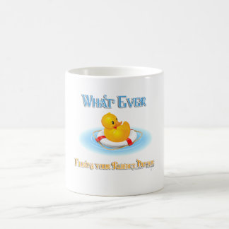 Whatever Floats Your Rubber Duckie Coffee Mug