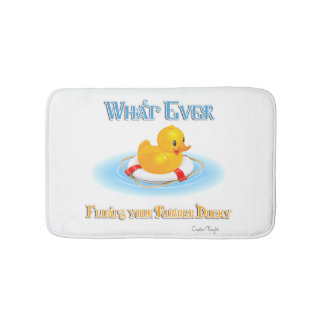 Whatever Floats Your Rubber Ducky Bath Mat