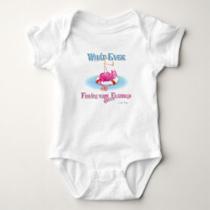 Whatever Floats Your Silly Flamingo Baby Bodysuit