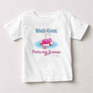 Whatever Floats Your Silly Flamingo Baby T-Shirt