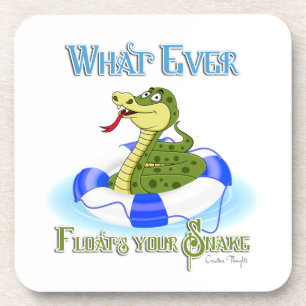 Whatever Floats your Snake Coaster
