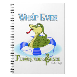 Whatever Floats your Snake Notebook
