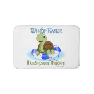 Whatever Floats Your Turtle 2 Bath Mat
