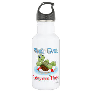 Whatever Floats Your Turtle 532 Ml Water Bottle