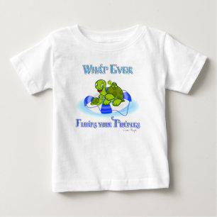Whatever Floats Your Turtles 3 Baby T-Shirt