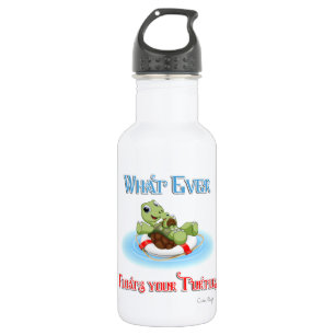 Whatever Floats Your Turtles 532 Ml Water Bottle