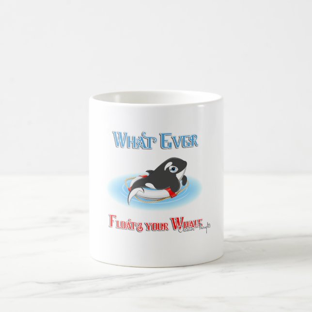 Whatever Floats Your Whale Coffee Mug (Center)