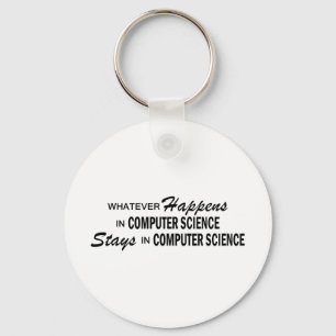 Whatever Happens - Computer Science Keychain