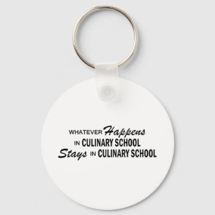 Whatever Happens - Culinary School Keychain