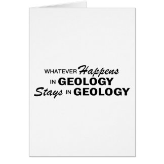 Whatever Happens - Geology