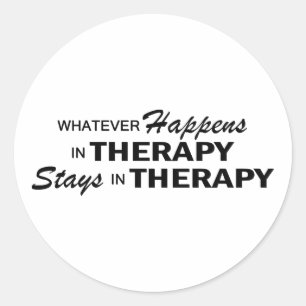 Whatever Happens - Therapy Classic Round Sticker