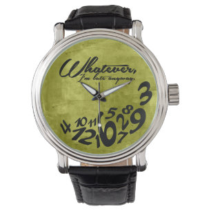 Whatever, I'm late anyway - lime green Watch