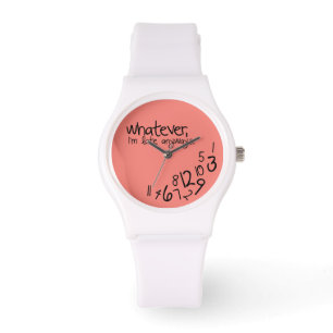 whatever, I'm late anyways - Coral Pink Watch