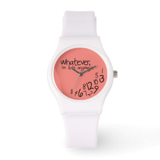 whatever, I'm late anyways - Coral Pink Watch