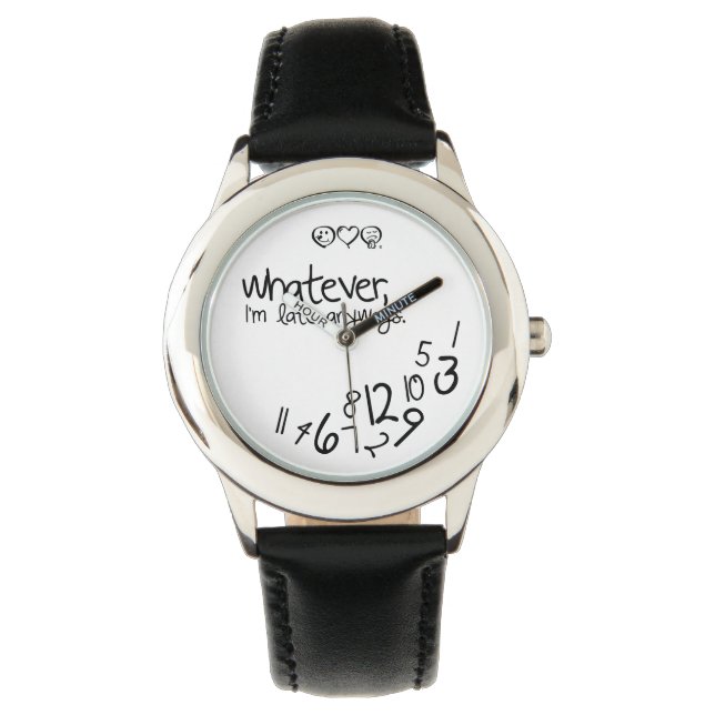 whatever, I'm late anyways Watch (Front)