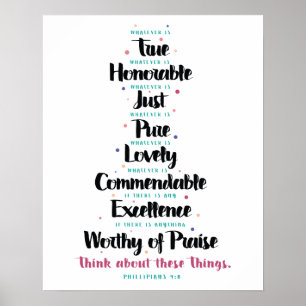 Whatever is True Art Print