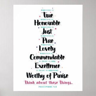 Whatever is True Art Print