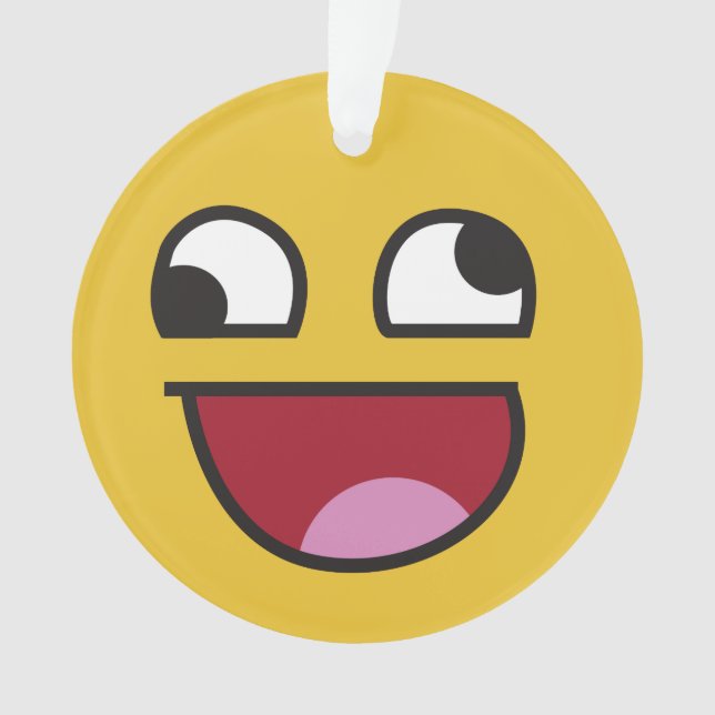 whatever. laughing emoji ornament (Front)