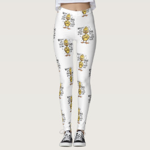 Whatever Life Throws At You Duck Funny Quote  Leggings