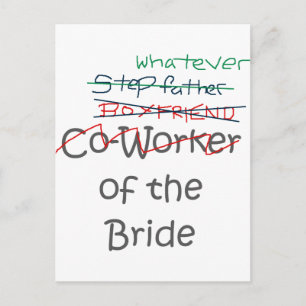 Whatever of the Bride Postcard