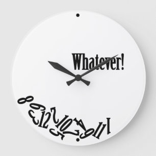 Whatever - Scattered Numbers Large Clock
