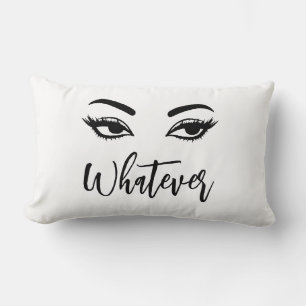Whatever Stylish Attitude Lumbar Pillow