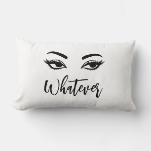 Whatever Stylish Attitude Lumbar Pillow
