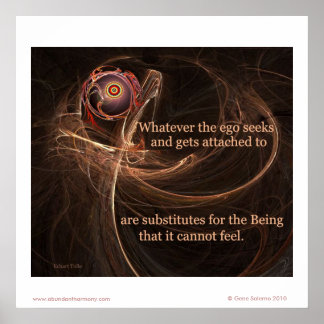 Whatever the ego seeks... poster