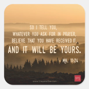 Whatever You Ask For... Square Sticker