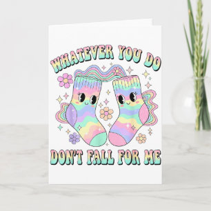 Whatever You Do Dont Fall For Me Cute Nurse Rn Cna Card