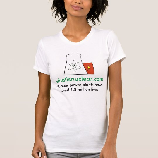 Whatisnuclear.com nuclear saves lives Women's Tee
