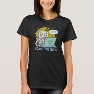 What's A Robot Favourite Snack  Dad Jokes  1 T-Shirt
