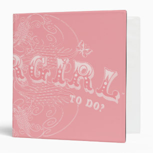 What's a Supergirl to Do Pink Binder