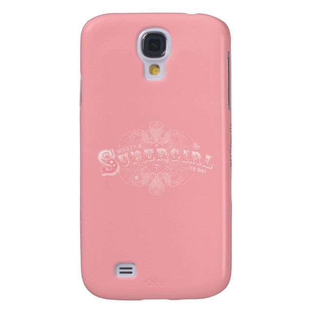 What's a Supergirl to Do Pink Case-Mate Samsung Galaxy Case (Back)