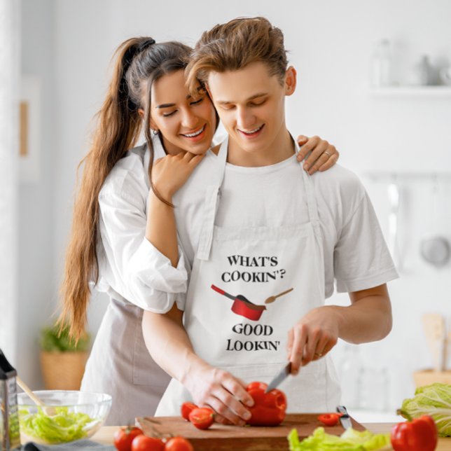 What's Cookin' Good Lookin' Personalized Apron (Creator Uploaded)