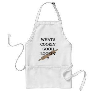 WHAT'S COOKIN' GOOD LOOKIN' ? STANDARD APRON