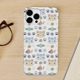 What's Cool, Kitty Cat in Grey and Beige Case-Mate iPhone 13 Pro Max Case