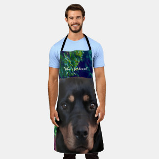 What's for dinner? Where's the recipe? Apron