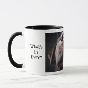 What's In There Nosey Dog Mug