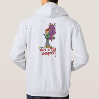 whats in your backpack hoodie