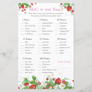 What's In Your Purse?   Strawberry Berry Sweet