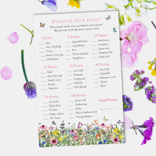 What's In Your Purse   Summer Wildflowers