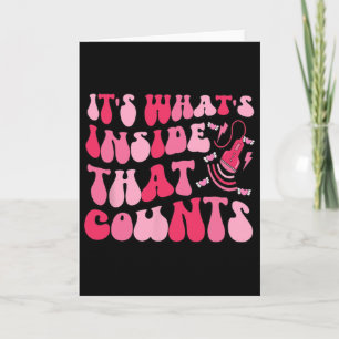 What's Inside That Counts Ultrasound Valentine Son Card