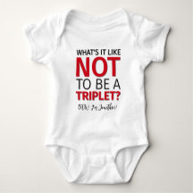 What's it like NOT to be a TRIPLET? Personalized