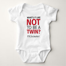 What's it like NOT to be a TWIN? Personalized