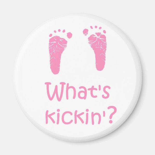 What's Kickin? magnet (Front)