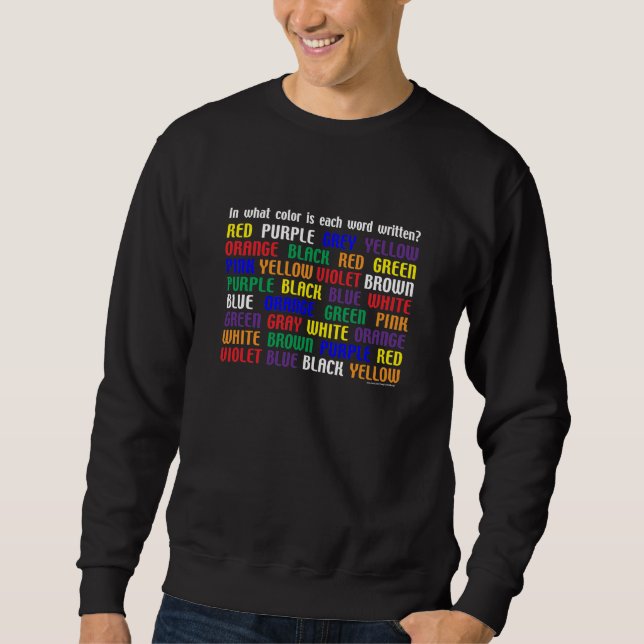What's My Colour Sweatshirt (Front)