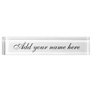 What's My Name!_ Nameplate